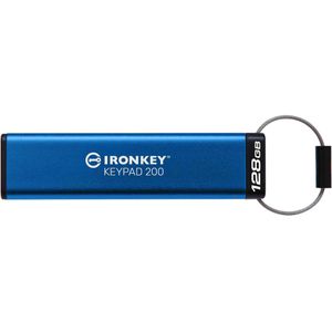 Produktbild für USB-Stick Kingston IronKey Keypad 200, 128 GB