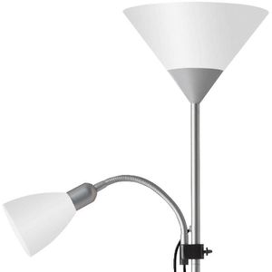Produktbild für Stehlampe Brilliant SPARI 4, silber, 180 cm