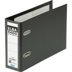 Produktbild für Ordner Elba 10596 SW, rado plast, PP, A5 quer