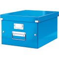 Aufbewahrungsbox Leitz 6044-00-36 Click&Store, 21L mit Deckel, Pappe, blau, A4, 28,1 x 36,9 x 20cm