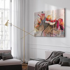 Produktbild für Wandbild Artgeist Mohnblumen im Wind