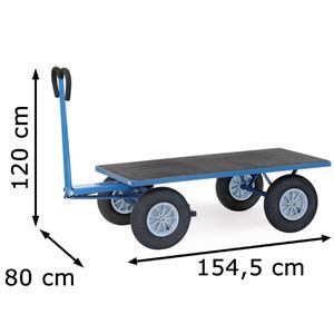 Produktbild für Handwagen Fetra 6404L, mit Plattform