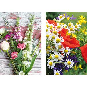 Produktbild für Grußkarten Böttcher-AG 99sk6695, Blumen sortiert