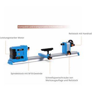Produktbild für Drechselbank Güde GDM 600, 11421, 230 V