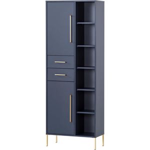 Produktbild für Badschrank Schildmeyer Kent 701827, mit 4 Füßen, nachtblau