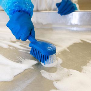 Produktbild für Scheuerbürste Vikan Handbürste mit kurzem Stiel, Kunststoff