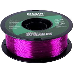 Produktbild für Filament eSUN eTPU-95A, TPU, lila transparent