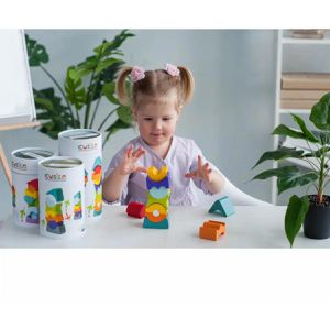 Produktbild für Motorikspielzeug CUBIKA 12718, Stapelturm