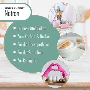 Produktbild für Natron Höfer-Chemie E500ii, Lebensmittelqualität