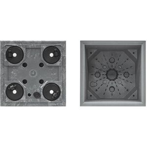 Produktbild für Pflanzkasten Prosperplast Sierra Square Beton grau