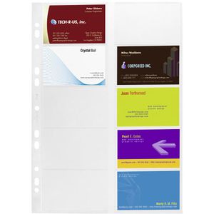 Produktbild für Visitenkartenhüllen Durable 2389-19 Visifix 200, A4