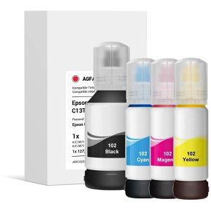 Tinte AgfaPhoto für Epson 102, C13T03R640 Multipack