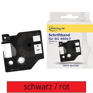 Produktbild für Schriftband Böttcher-AG für Dymo 45017, D1, 12mm