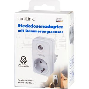 Produktbild für Steckdosenadapter LogiLink PA0263, weiß