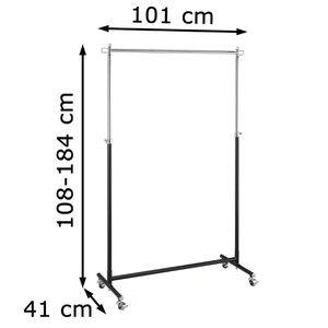 Produktbild für Garderobenständer jankurtz Boston, schwarz
