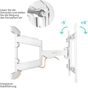 Produktbild für TV-Wandhalterung Onkron M6L-W, bis 45 kg