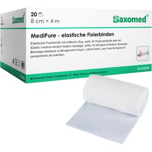 Produktbild für Fixierbinden Saxomed MediPure, 20 Stück