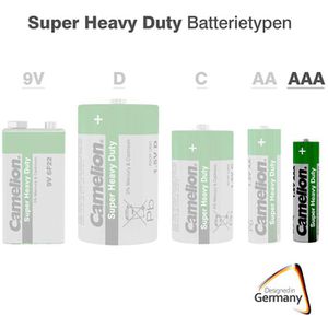 Produktbild für Batterien Camelion Super Heavy Duty, Zink-Kohle