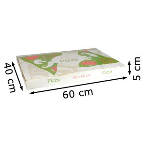 Produktbild für Pizzakarton Papstar pure 84695, 60 x 40 cm