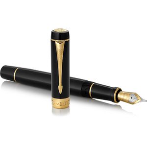 Produktbild für Füller Parker Duofold Classic Black G.C., Feder F