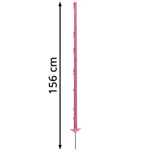 Produktbild für Weidezaunpfähle AKO 4434938, aus Kunststoff, pink, 156 cm