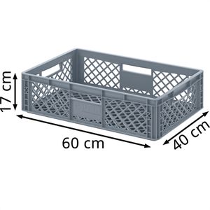 Produktbild für Eurobox AUER EO 64/17, grau, 33 Liter