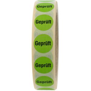 Hinweisetiketten Böttcher-AG Geprüft