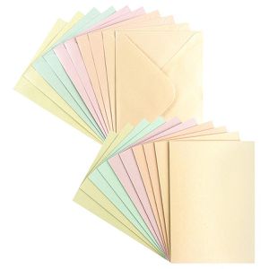 Produktbild für Faltkarten Ideen-mit-Herz 011079-02, 250g/m², Perlmutt