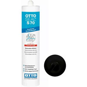 Produktbild für Silikon Otto-Chemie OTTOSEAL S70, schwarz matt
