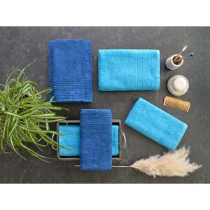 Produktbild für Handtuch Dyckhoff Brillant Set, blau-türkis