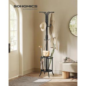 Produktbild für Garderobenständer Songmics RCR011B01, schwarz