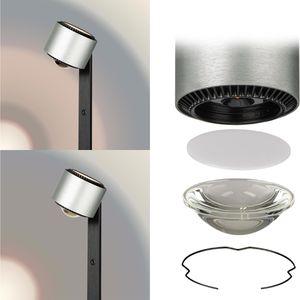 Produktbild für Stehlampe Paulmann Aldan, LED, schwarz, 120-150 cm