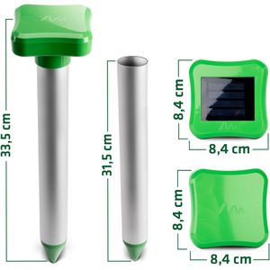 Produktbild für Tiervertreiber Gardigo Wühltier-Abwehr 4 Jahreszeiten, Solar