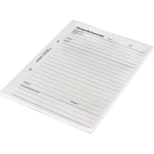 Produktbild für Gesprächsnotiz Herlitz 892505, A5