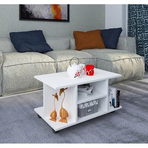 Produktbild für Couchtisch VCM Findula 918606, aus Holz, weiß