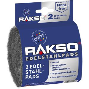 Stahlwolle RAKSO 725700, Edelstahl Pads, extra fein 00