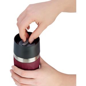 Produktbild für Thermobecher Emsa Travel Mug Compact, weinrot