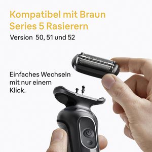 Produktbild für Scherkopf Braun 54B Ersatzscherteil, schwarz
