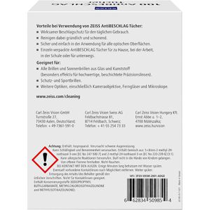 Produktbild für Brillenputztücher ZEISS Anti-Beschlag-Tücher, feucht