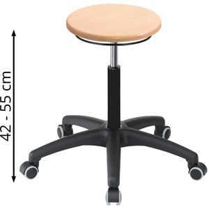 Produktbild für Drehhocker meychair A1S-TR-B