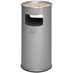 Aschenbecher VAR H70K, 3054, silber, für Outdoor
