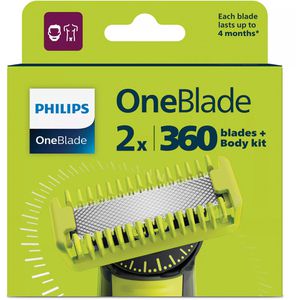 Produktbild für Scherkopf Philips OneBlade QP624/50 360°-Klinge, Körper-Kit