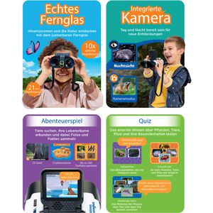 Produktbild für Fernglas vtech interaktives Video-Fernglas, 10 x 21 mm