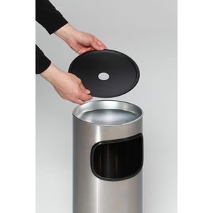 Produktbild für Aschenbecher VAR H61K, 35591, silber, für Outdoor