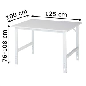 Produktbild für Arbeitstisch Rau Tom, höhenverstellbar