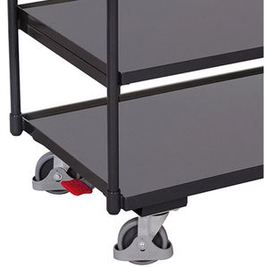 Produktbild für Tischwagen VARIOfit sw-500.603/AG, Metall &amp; Holz
