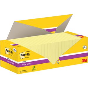 Haftnotizen Post-it Super Sticky Notes, gelb