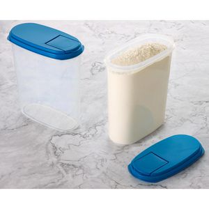 Produktbild für Schüttdose Kigima blau, aus Kunststoff, Set