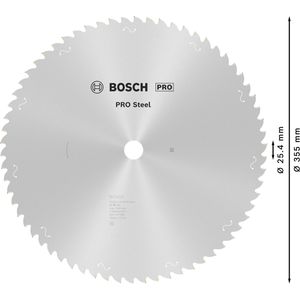 Produktbild für Kreissägeblatt Bosch PRO Steel, 2608844870
