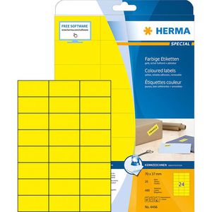 Universaletiketten Herma 4466 Special, gelb
